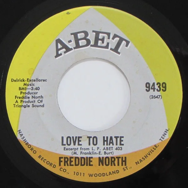 Freddie North - Love To Hate / Thank That Woman, изображение 2