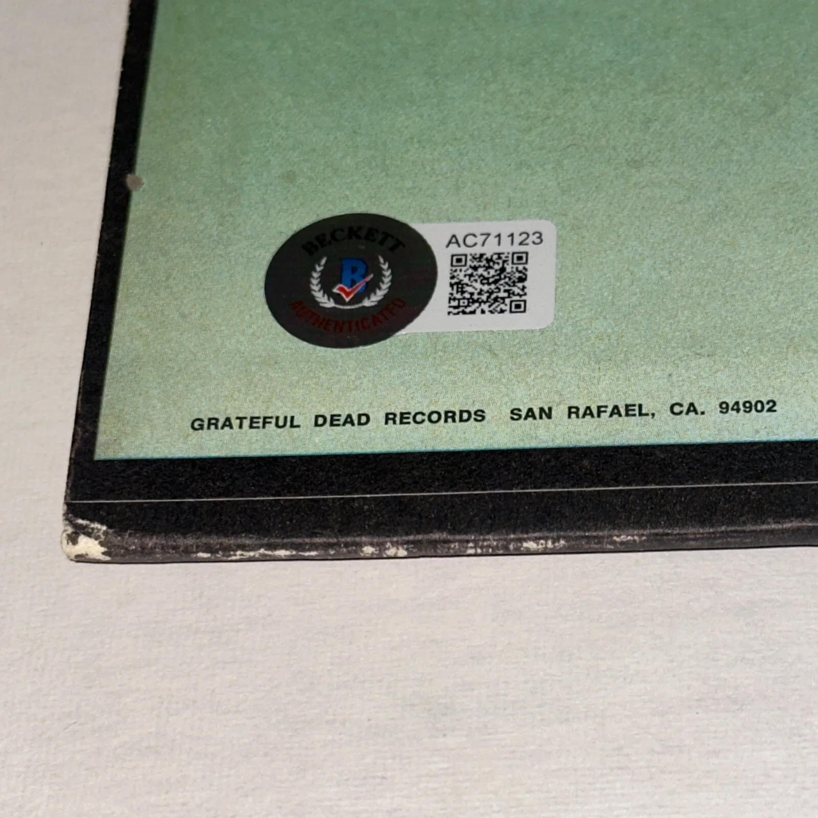 BOB WEIR & PHIL LESH Signed Grateful Dead LP ALBUM COVER Beckett (BAS) LOA, изображение 5