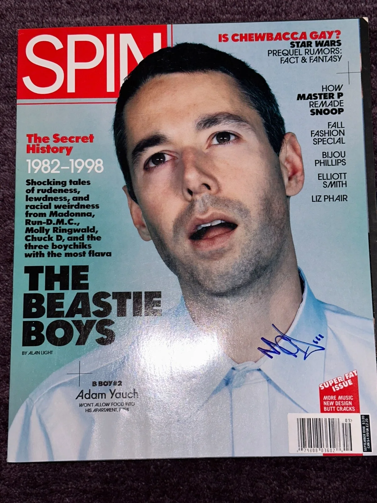 BEASTIE BOYS Signed SPIN Magazine SET BAS ADAM MCA YAUCH MIKE D AD-ROCK, image 4