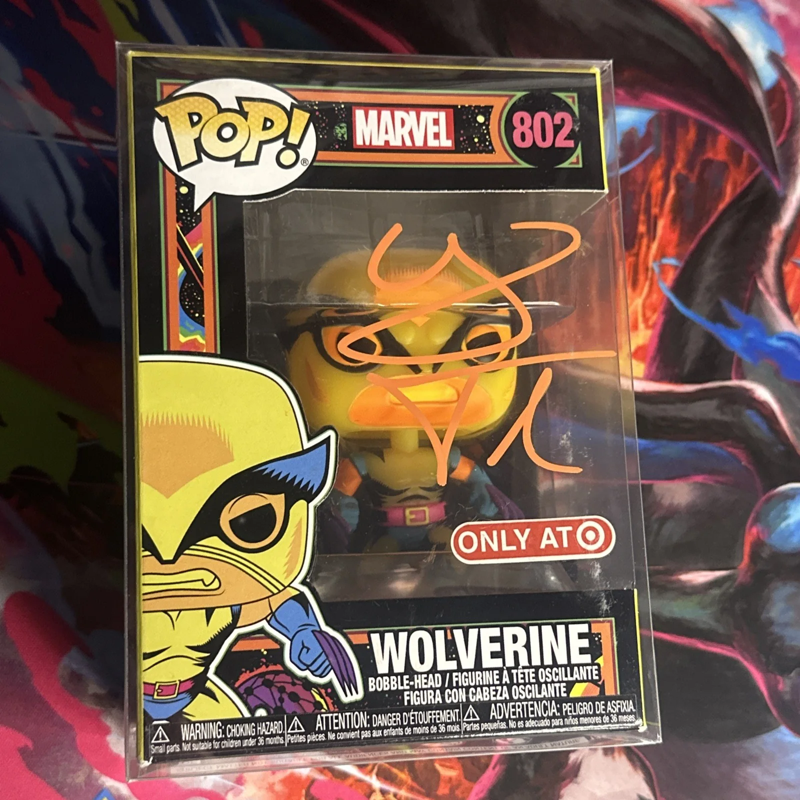 HUGH JACKMAN - Signed Funko Pop - With COA - Target Exclusive - #802 -, image 2