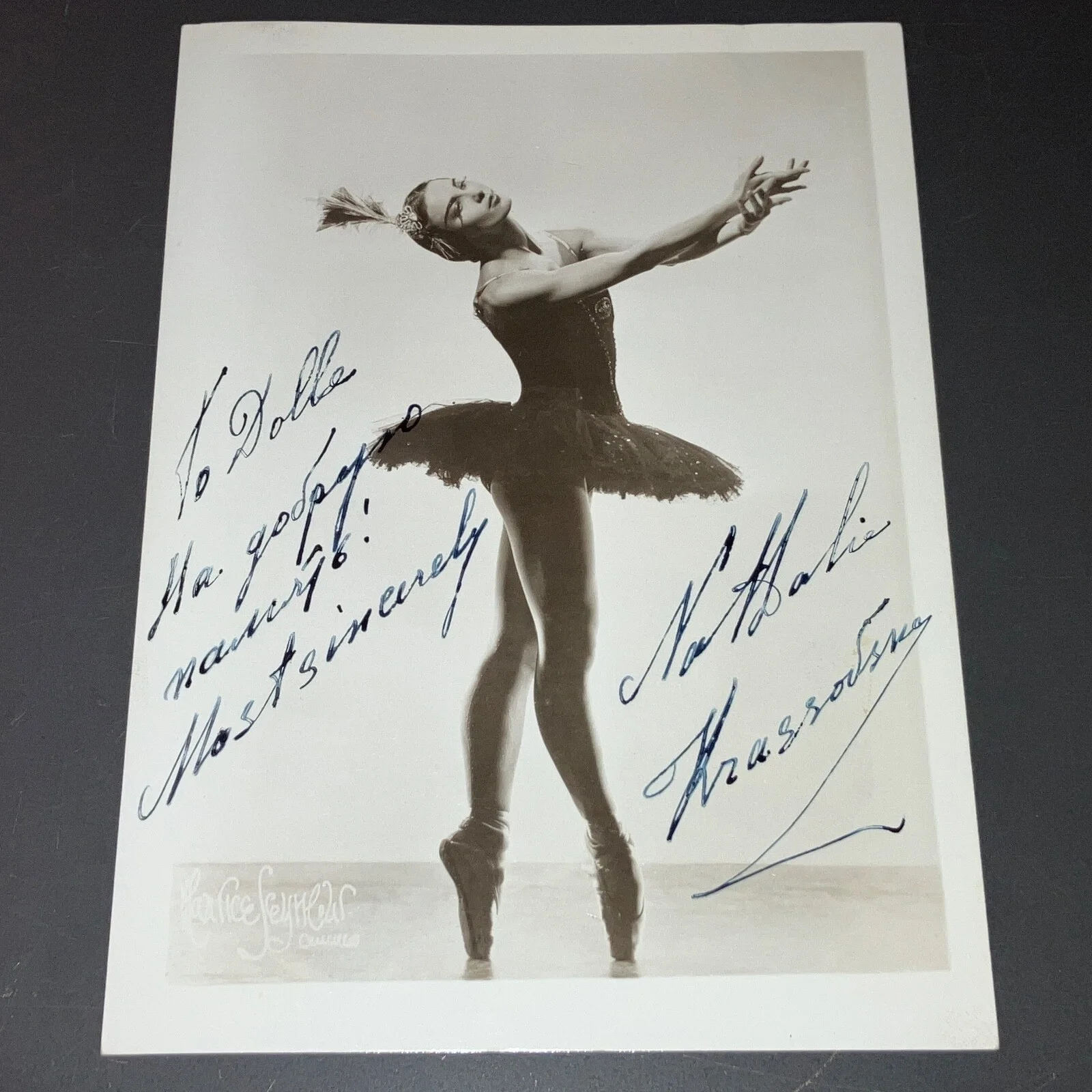 Vintage Estate Autographs/Programs/PIX ~Dancers, Ballerinas, Mimes, Movie Stars!, изображение 3