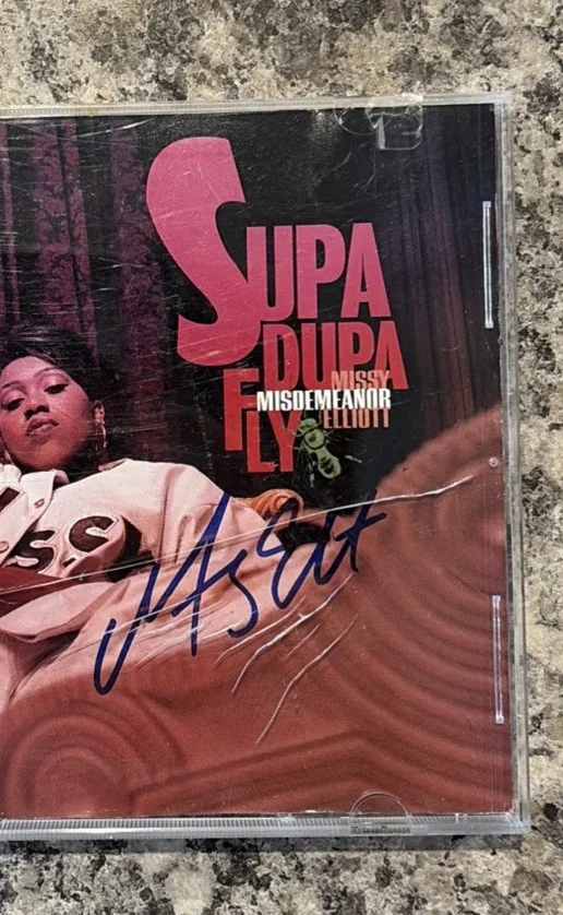 Supa Dupa Fly by Missy Elliott (CD, 1997) Autographed Hand Signed CD 2 Autos 🔥, изображение 3