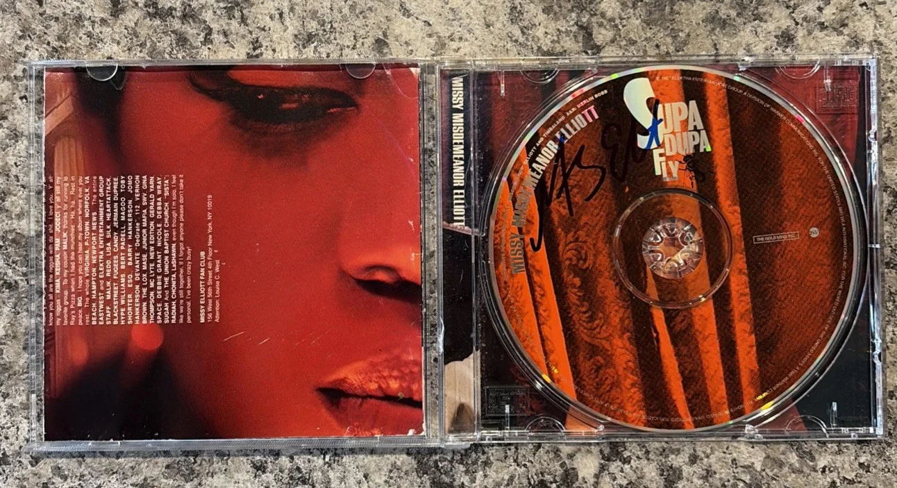 Supa Dupa Fly by Missy Elliott (CD, 1997) Autographed Hand Signed CD 2 Autos 🔥, изображение 4