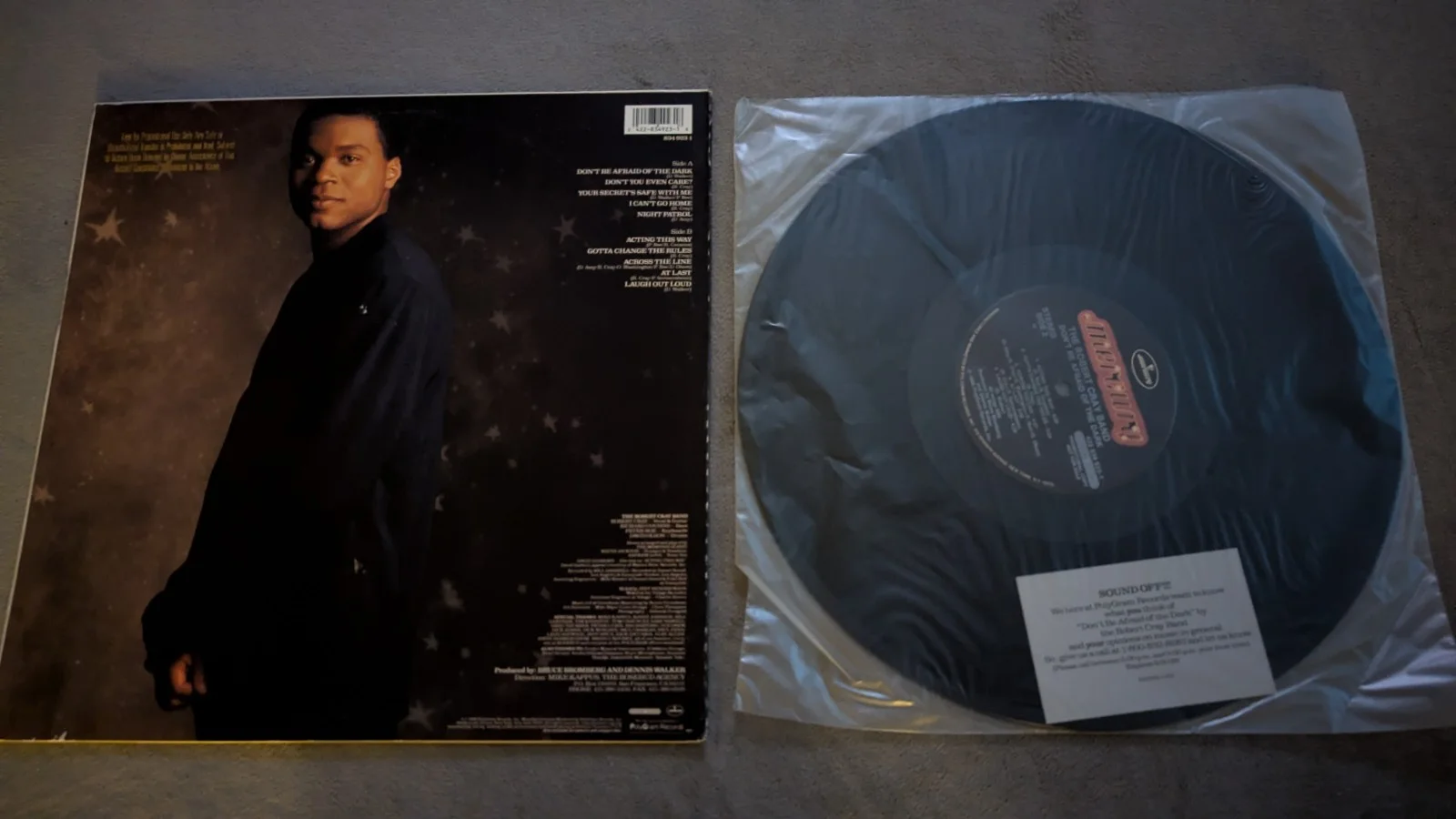 Robert Cray Band "Don't Be Afraid Of The Dark" Album & autographed tickets, изображение 2