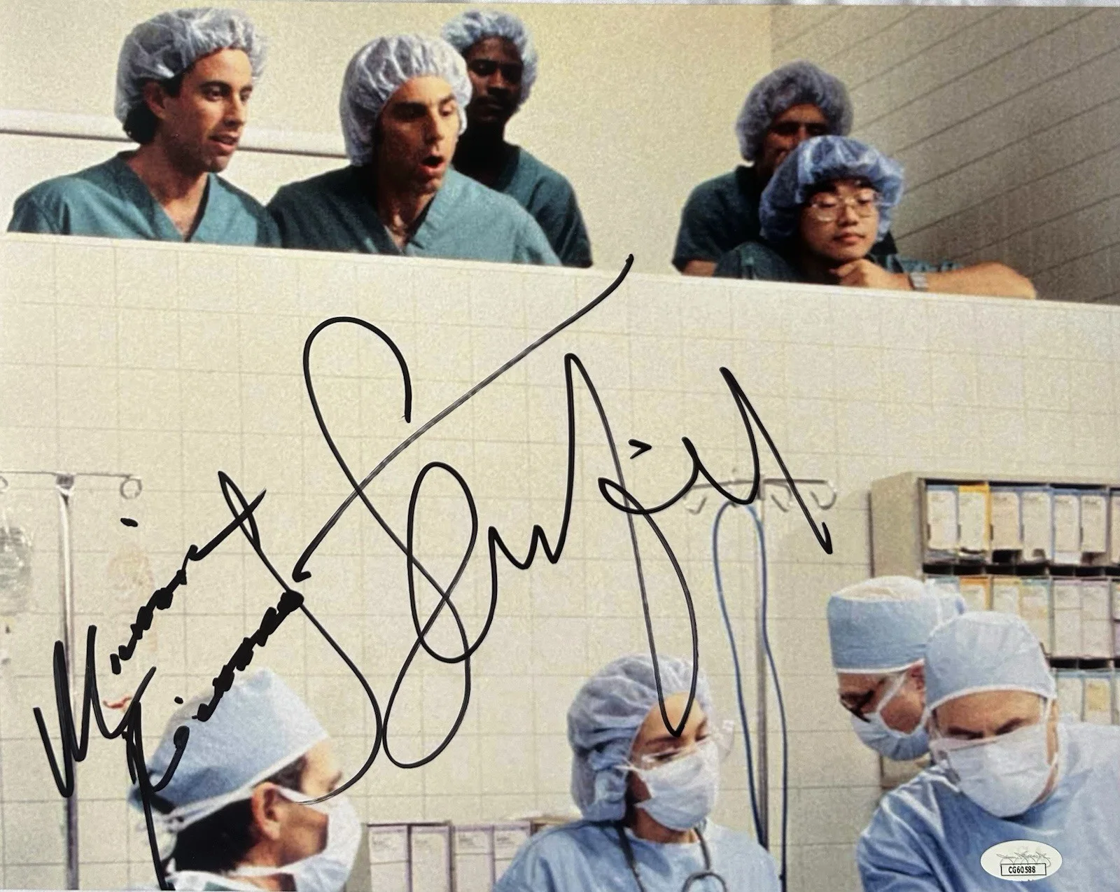Jerry Seinfeld, Michael Richards — Jerry Seinfeld & Michael Richards Signed 11x14 Photo Junior Mints JSA COA, image 4