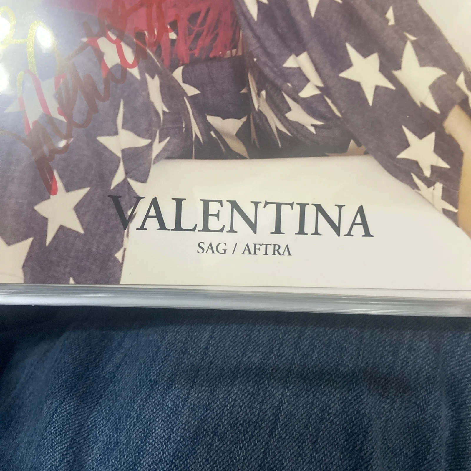 VALENTINA — VALENTINA signed SGA / AFTRA 8x10 Photo - inscribed HOT actress, image 4
