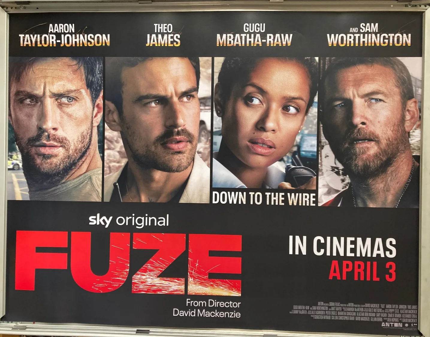 Cinema Poster: FUZE 2026 (Quad) Aaron Taylor-Johnson Gugu Mbatha-Raw Theo James, изображение 2