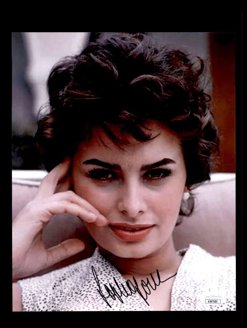 Sophia Loren — Sophia Loren JSA Coa Signed 8x10 Photo Autograph 2
