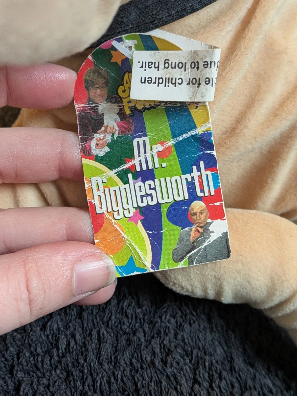 Rare Vintage with Tags 1999 Mr Bigglesworth Plush Soft Toy 26" Austin Powers, изображение 2