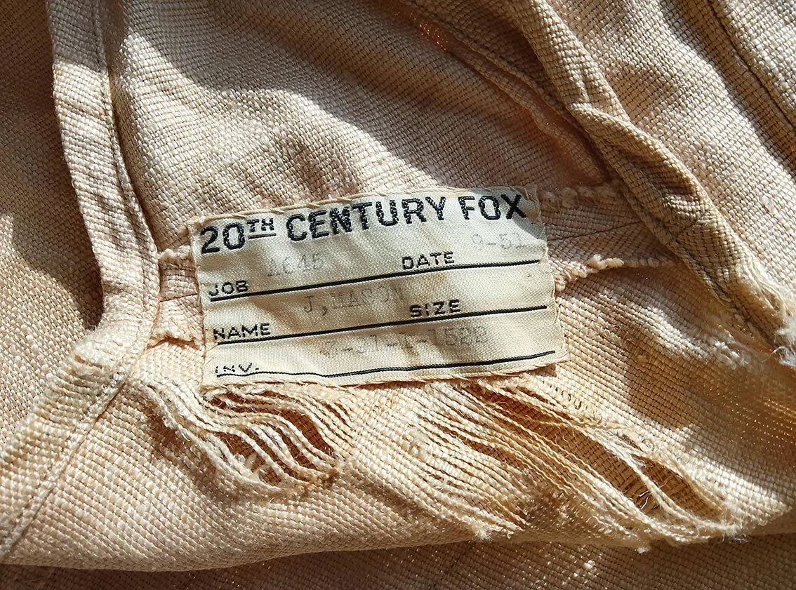 20th Century Fox Wardrobe Waistcoat Worn by James Mason – 5 Fingers Film 1952, изображение 3