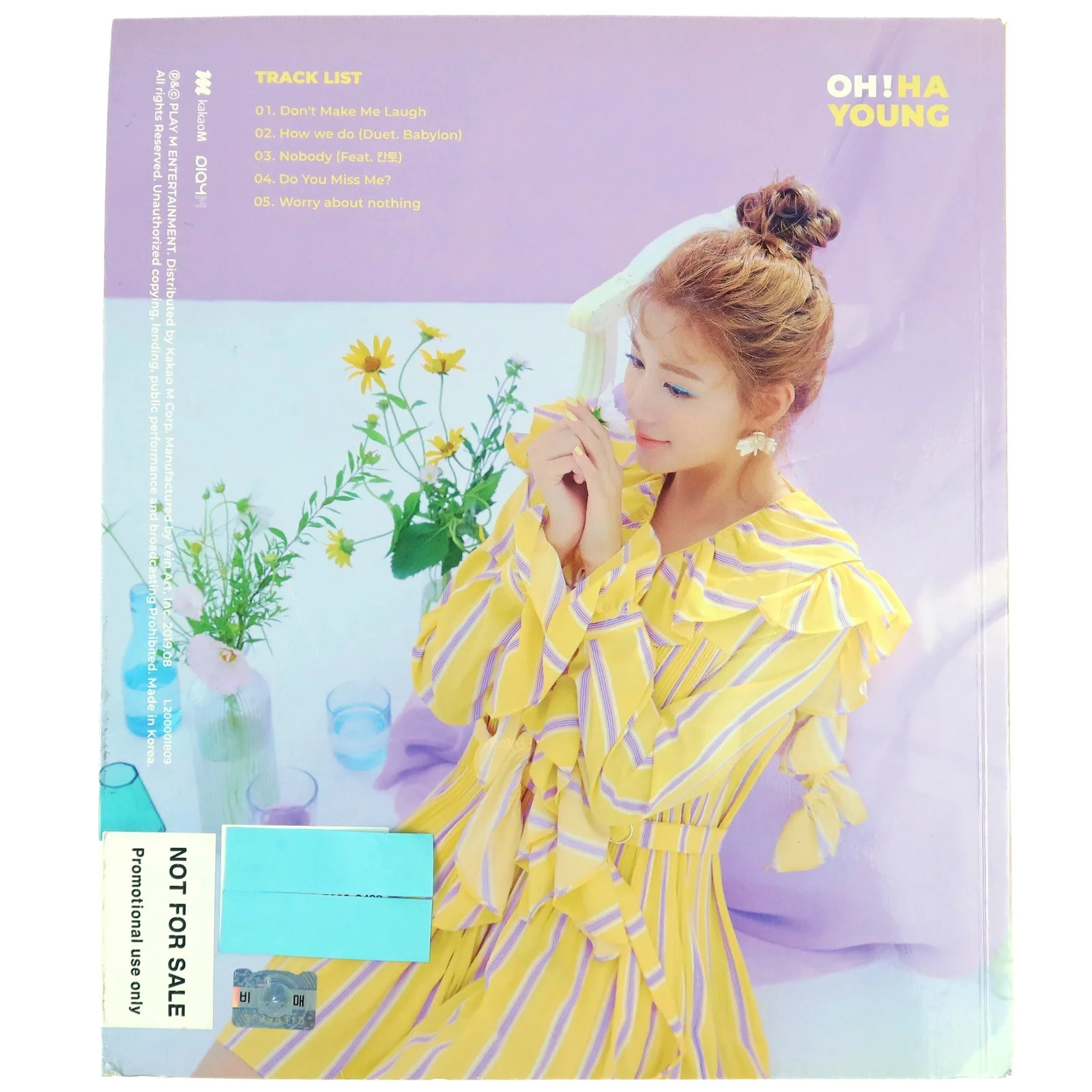 Oh Ha Young - OH! 1st Mini Album Signed CD Promo 2019 Apink [read], изображение 2