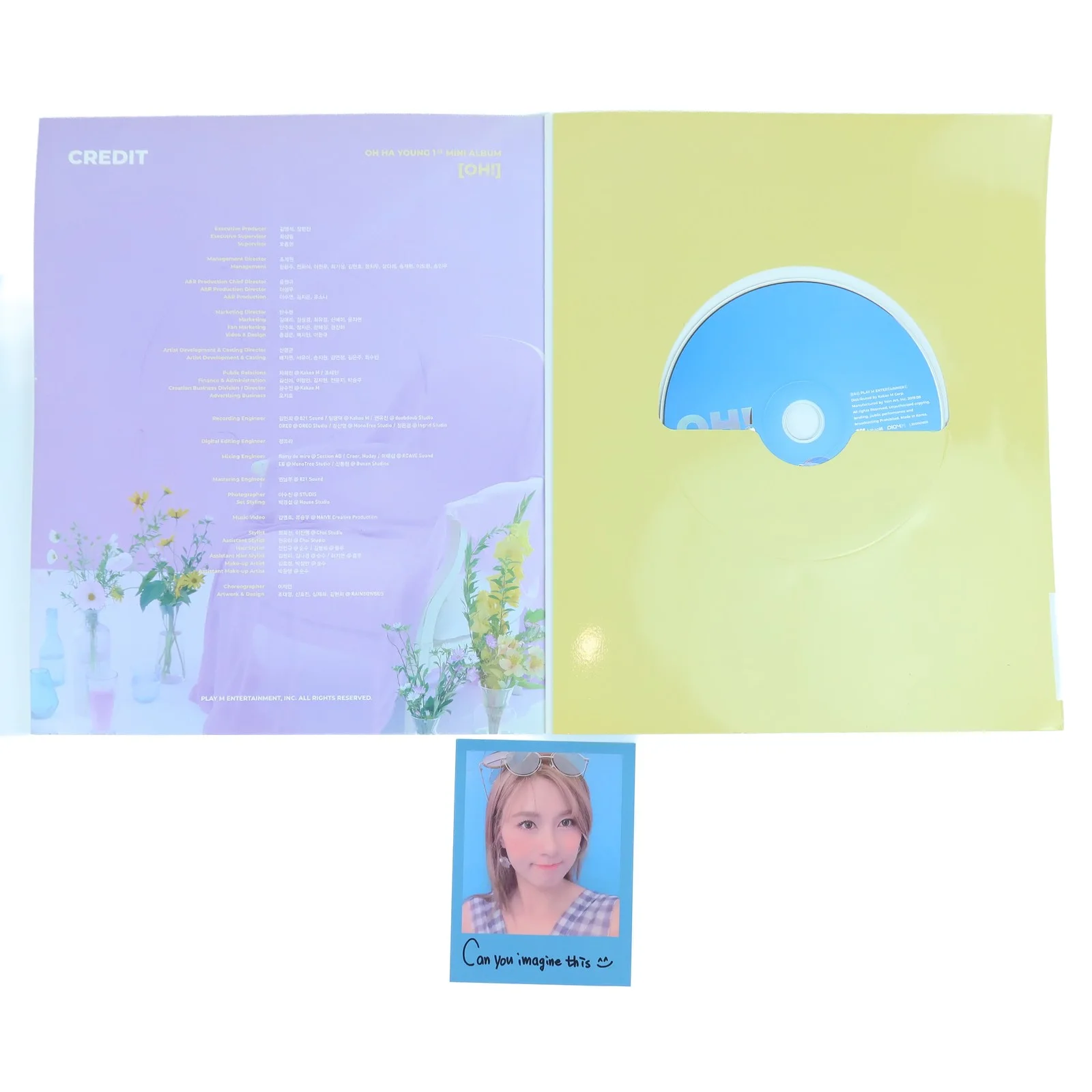 Oh Ha Young - OH! 1st Mini Album Signed CD Promo 2019 Apink [read], изображение 3