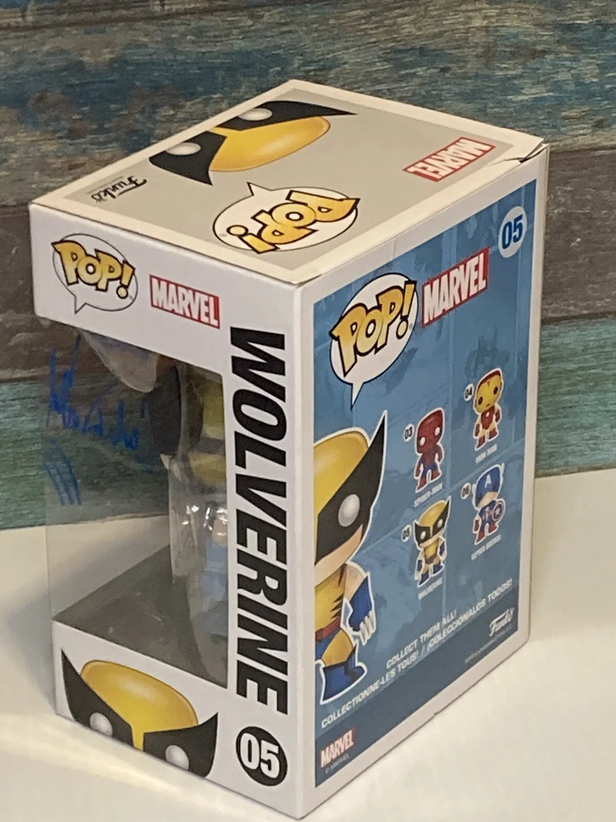 Funko POP! Marvel: Wolverine 05 Signed Autographed Cal Dodd X-men 97, image 3