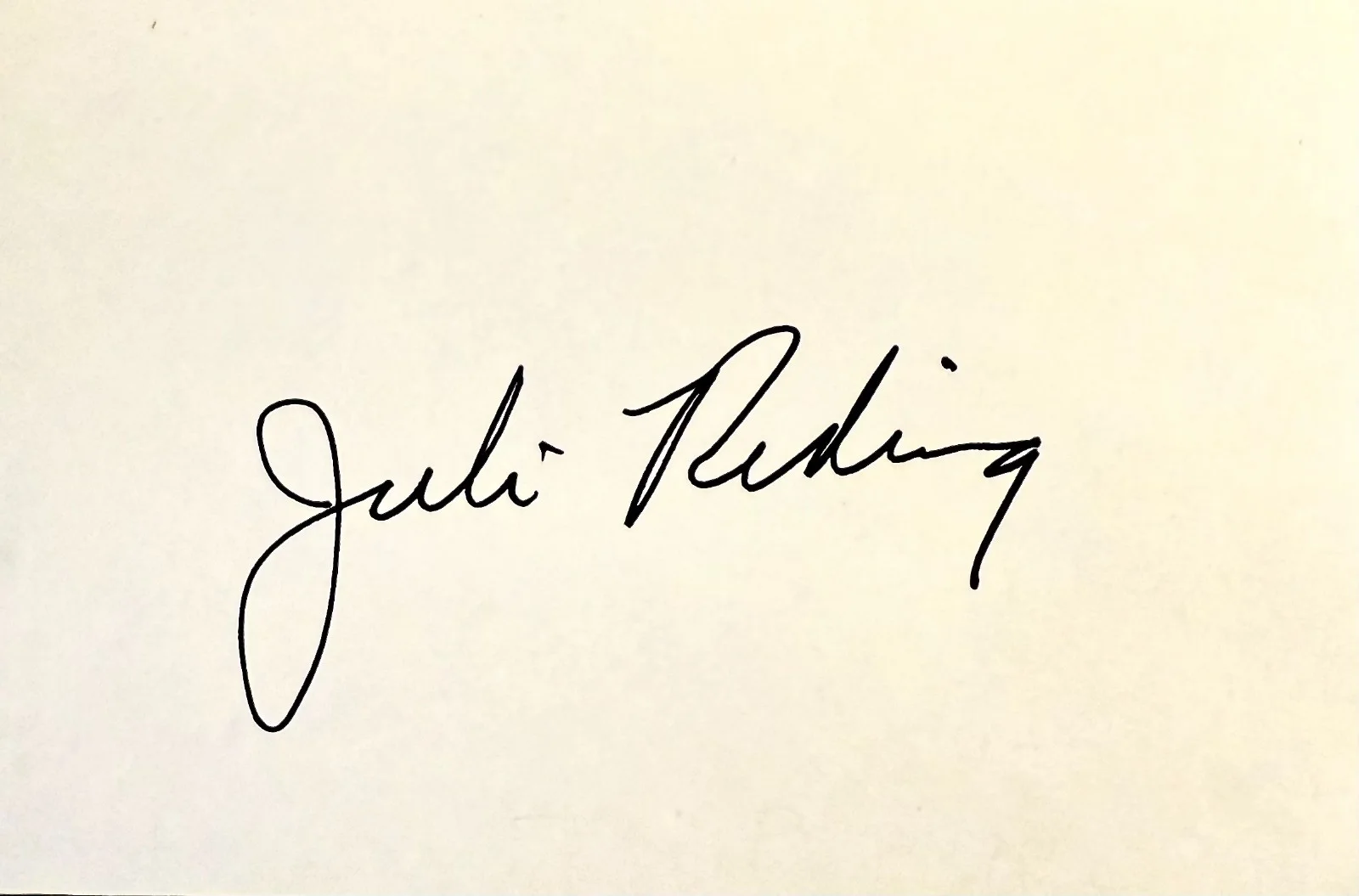 Juli Reding — JULI REDING Signed Autographed 4"x 6" INDEX CARD Vice Raid The Interns TORMENTED, image 3