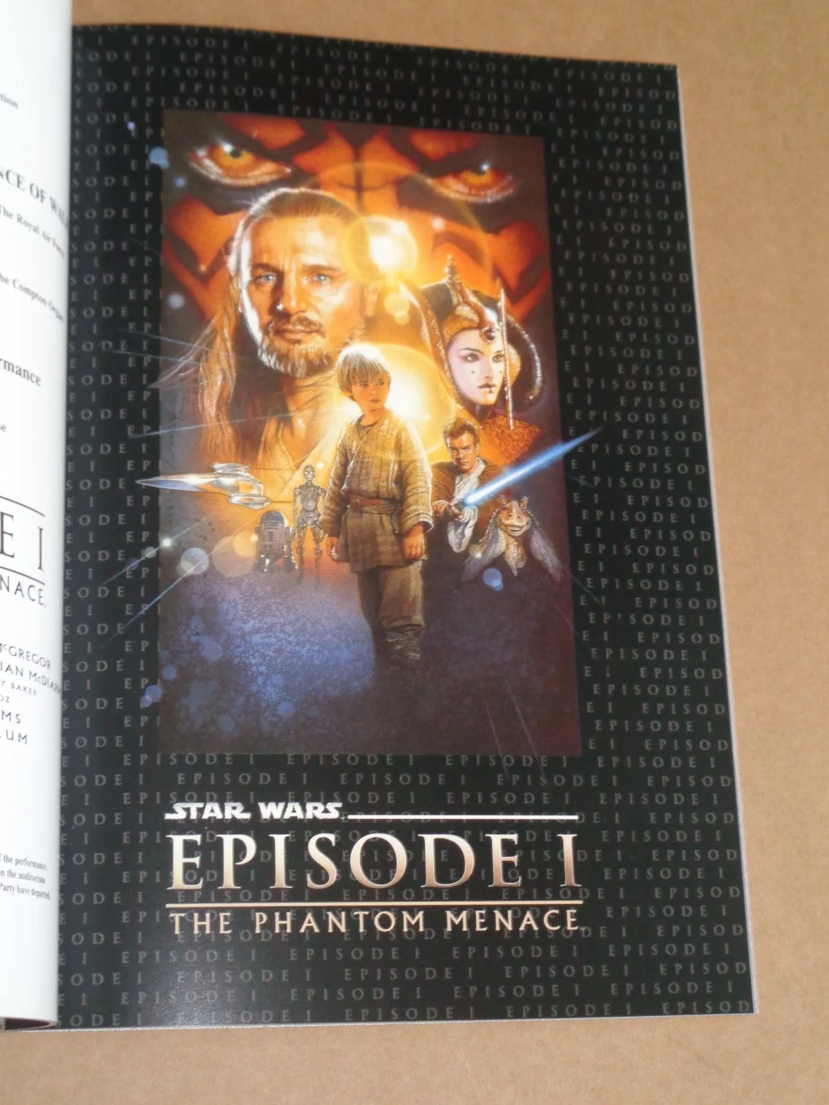 Star Wars - Episode 1 The Phantom Menace - 1999 Royal Film Performance Brochure, image 2
