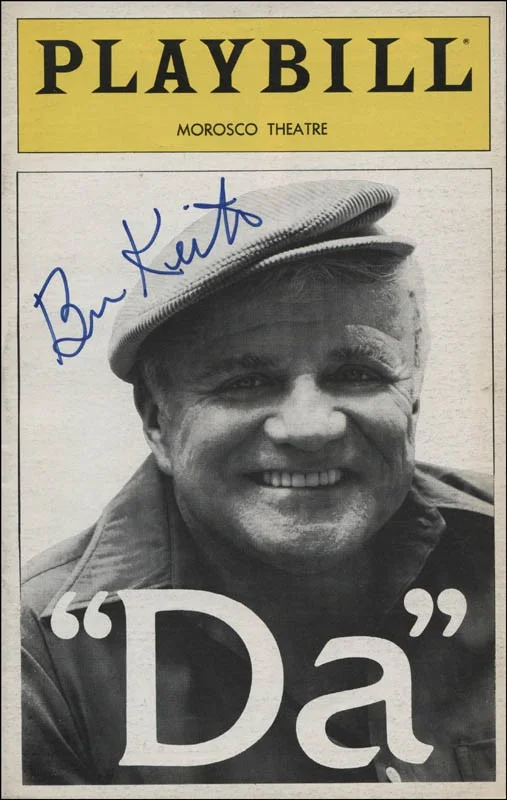 Brian Keith — BRIAN KEITH - SHOW BILL COVER SIGNED