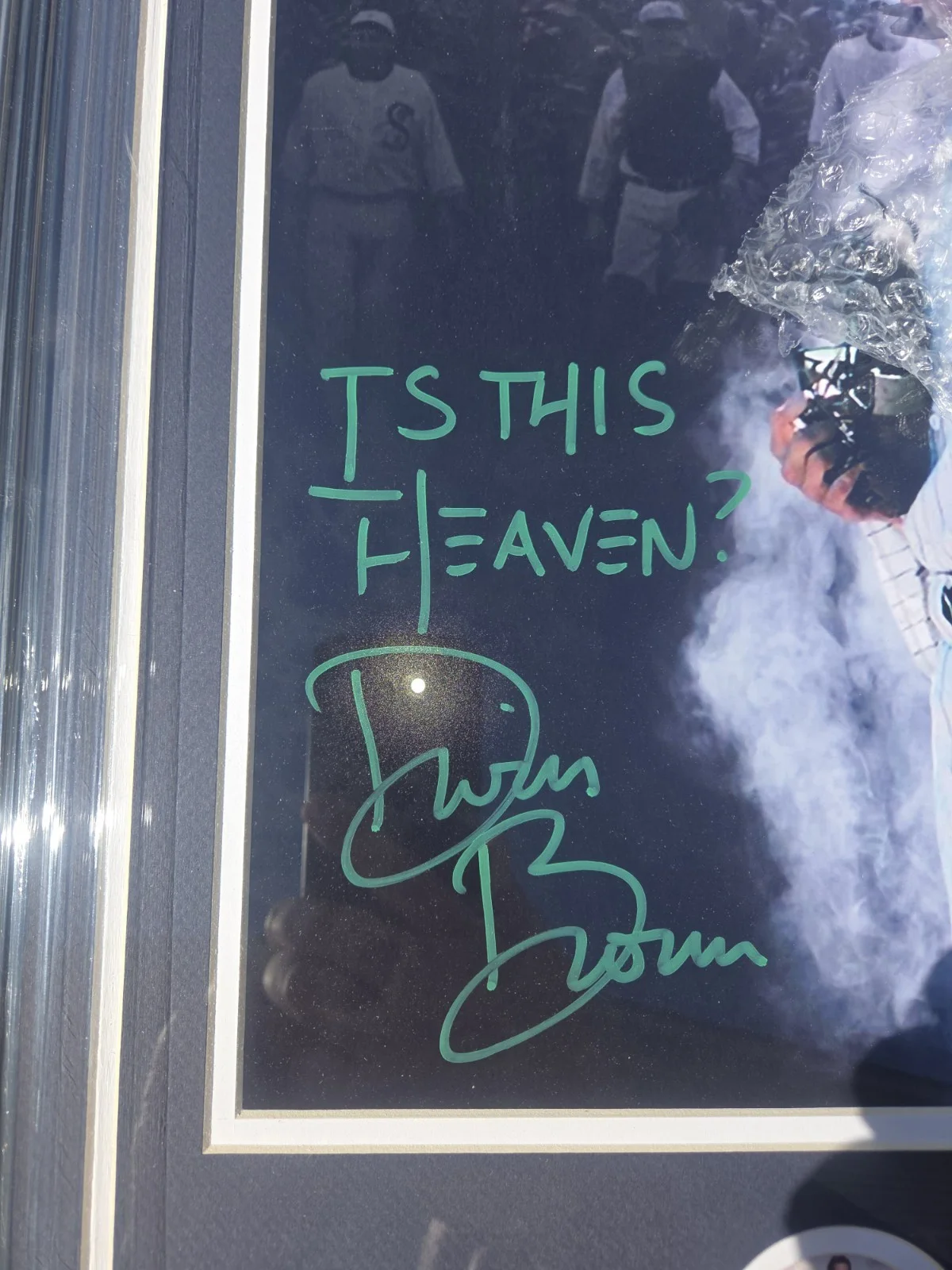 Dwier Brown Signed “Is This Heaven?” 11x14 Field of Dreams JSA Auto JohnKinsella, image 3