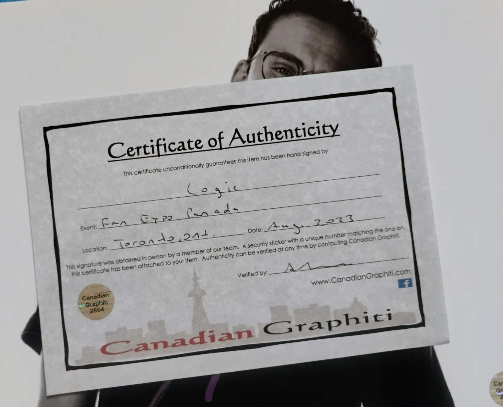 Logic Rapper Hand Signed Autograph 8x10 Photo COA - NO US TARIFFS, image 4