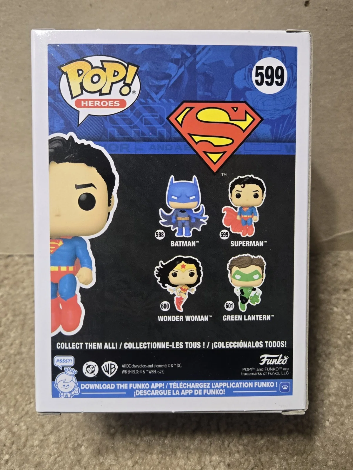 Tom Welling/Brandon Routh/Tyler Hoechlin — Brandon Routh/Tyler Hoechlin/Tom Welling TRIPLE SIGNED Superman Funko! JSA COA, изображение 3