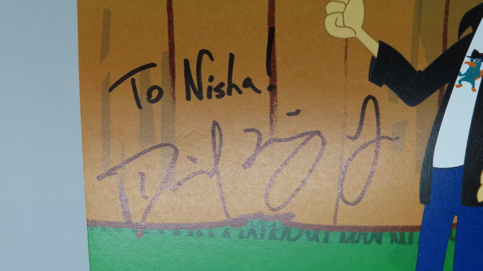 phineas and ferb signed by David Errigo Jr and Olivia Olson 8x10 pictures, image 4