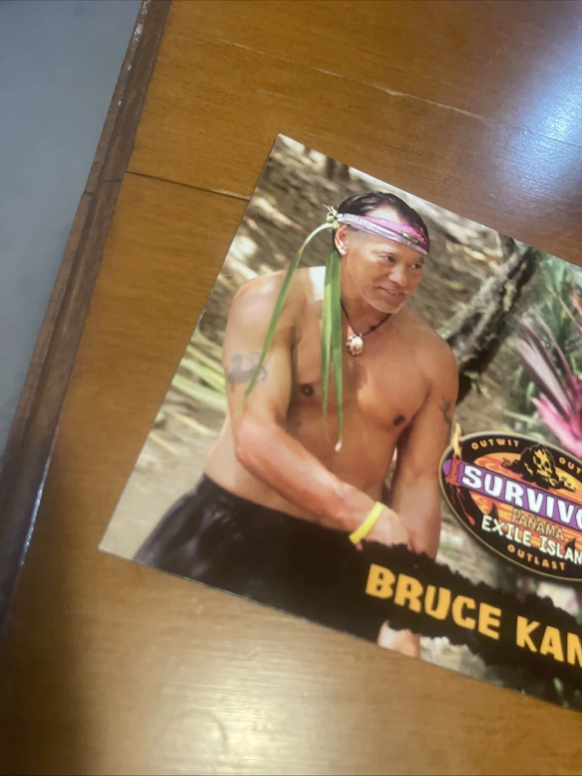 Bruce Kanegai — 4x6 Bruce Kanegai Survivor: Panama 12 Autograph Reality TV CBS 2006, image 4