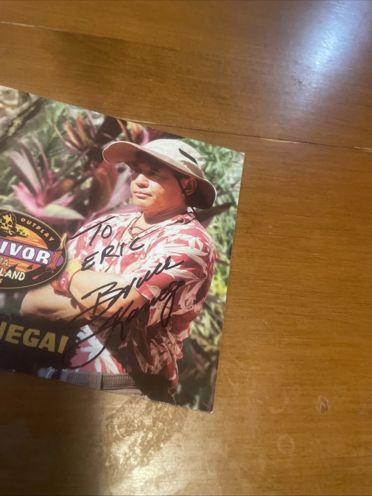 Bruce Kanegai — 4x6 Bruce Kanegai Survivor: Panama 12 Autograph Reality TV CBS 2006, image 5