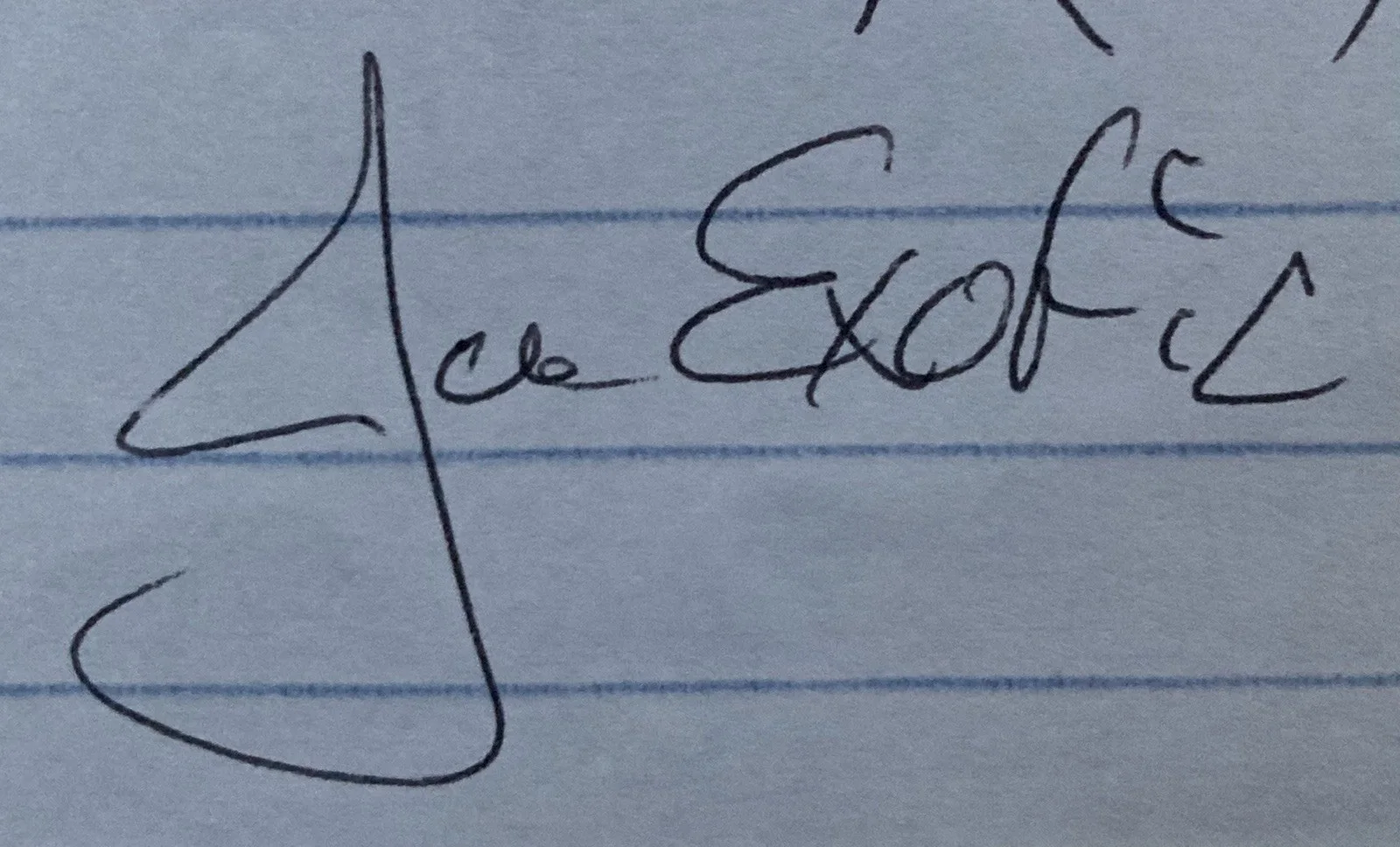 Joe Exotic — Tiger King Joe Exotic Signed Autograph 5.5x8.5 Handwritten Note - JSA- FREE S&H!, изображение 3