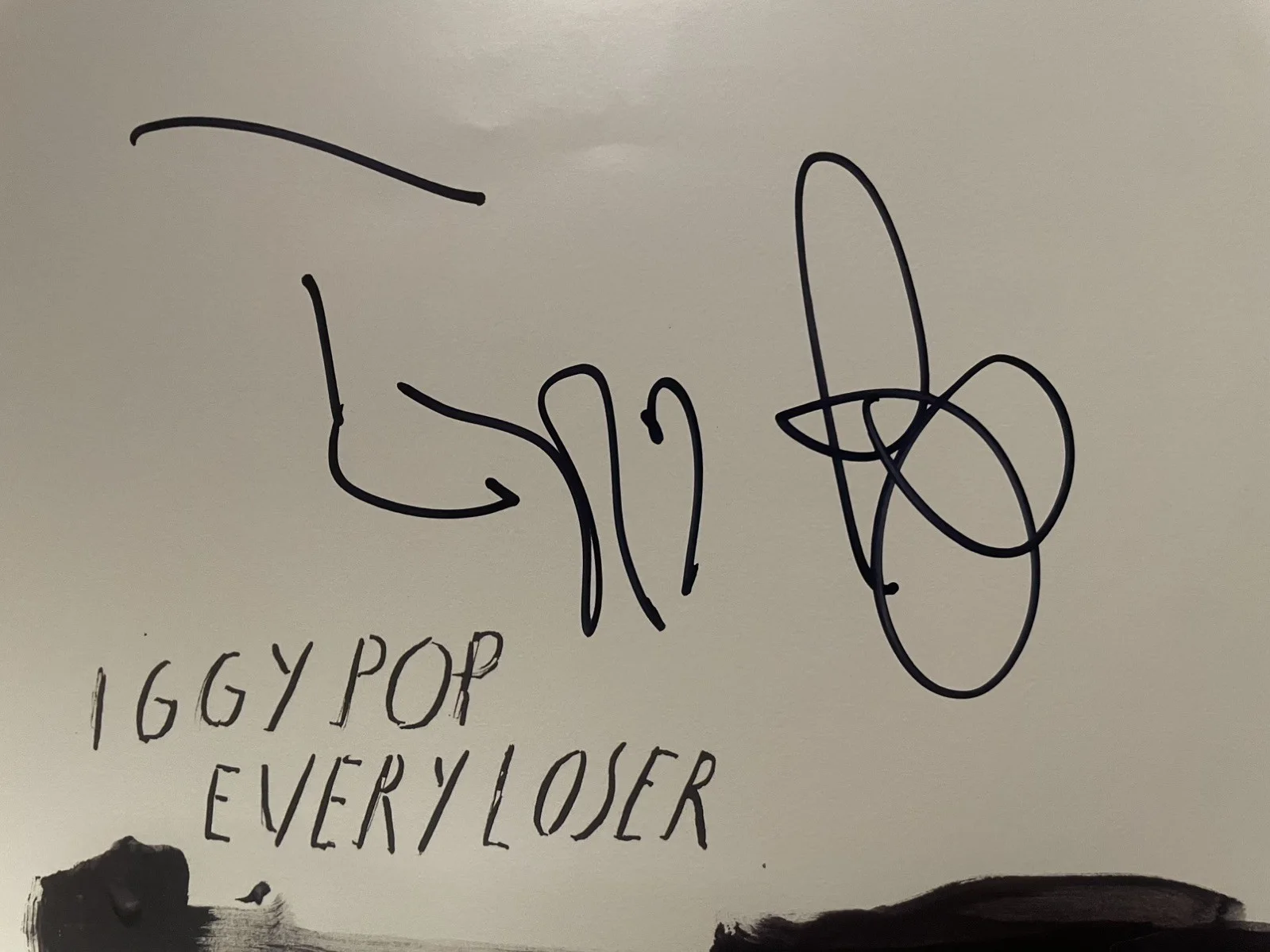 IGGY POP AUTOGRAPHED POSTER + “EVERY LOSER” VINYL ALBUM - The Stooges - SIGNED!, изображение 4
