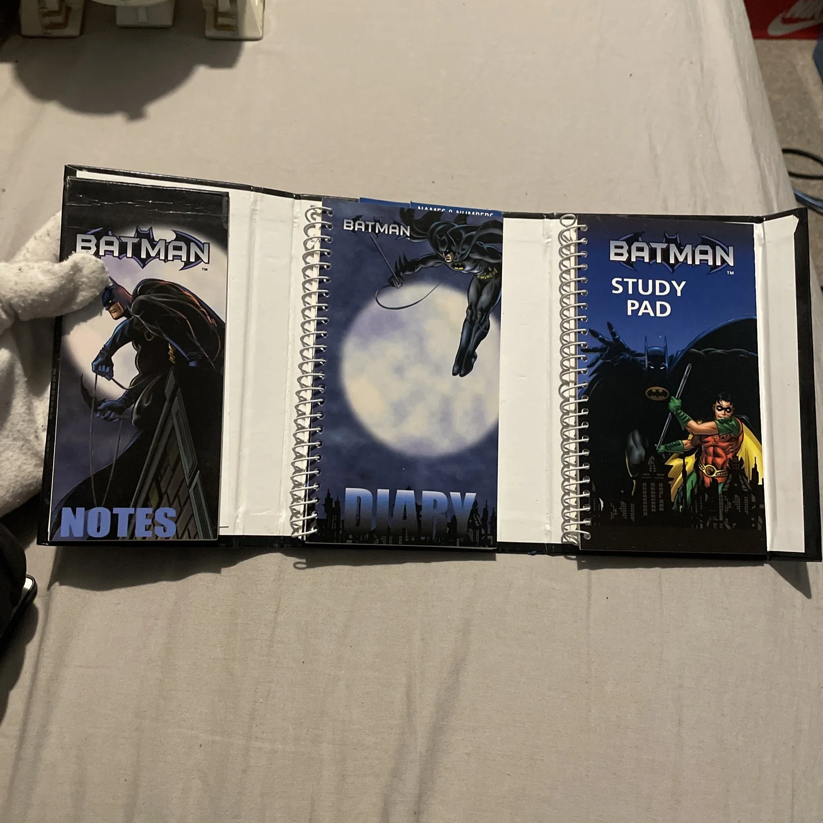 Rare Vintage 2002 Batman Organiser - Notes, Diary and Study Pad - Unused, image 4
