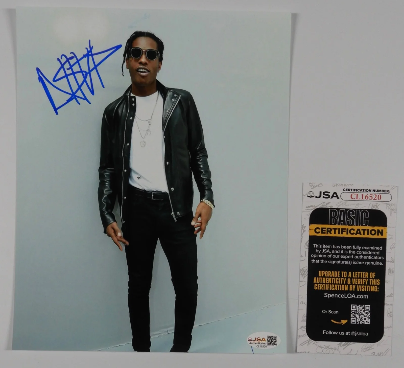 Foto autógrafa firmada por ASAP Rocky JSA 8 x 10 A$AP Rocky, изображение 2