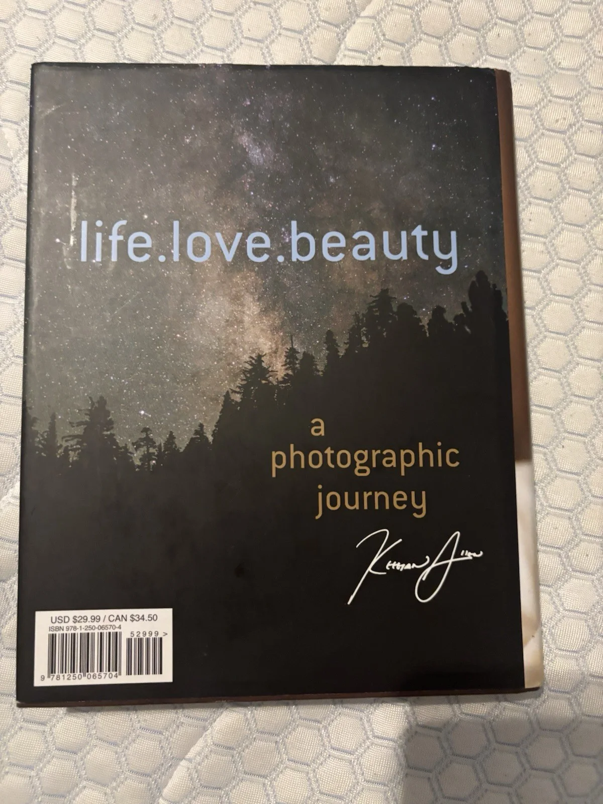 Keegan Allen — SIGNED KEEGAN ALLEN LIFE.LOVE.BEAUTY BOOK PRETTY LITTLE LIARS 1st Ed HC Book DJ, изображение 5
