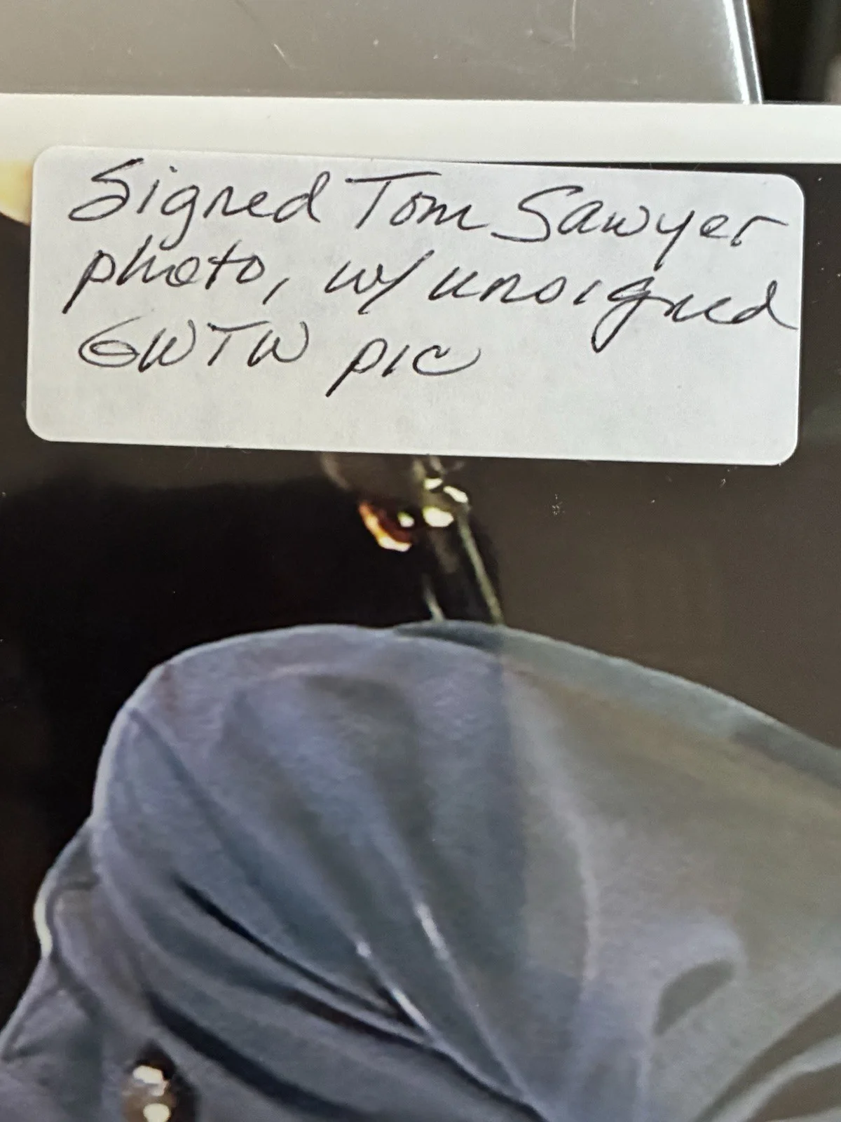 Tom Kelly - Tom Sawyer! — GWTW TOM KELLY- “Tom Sawyer” Scarce Autographed Photo Plus Unsigned GWTW Photo!, изображение 4