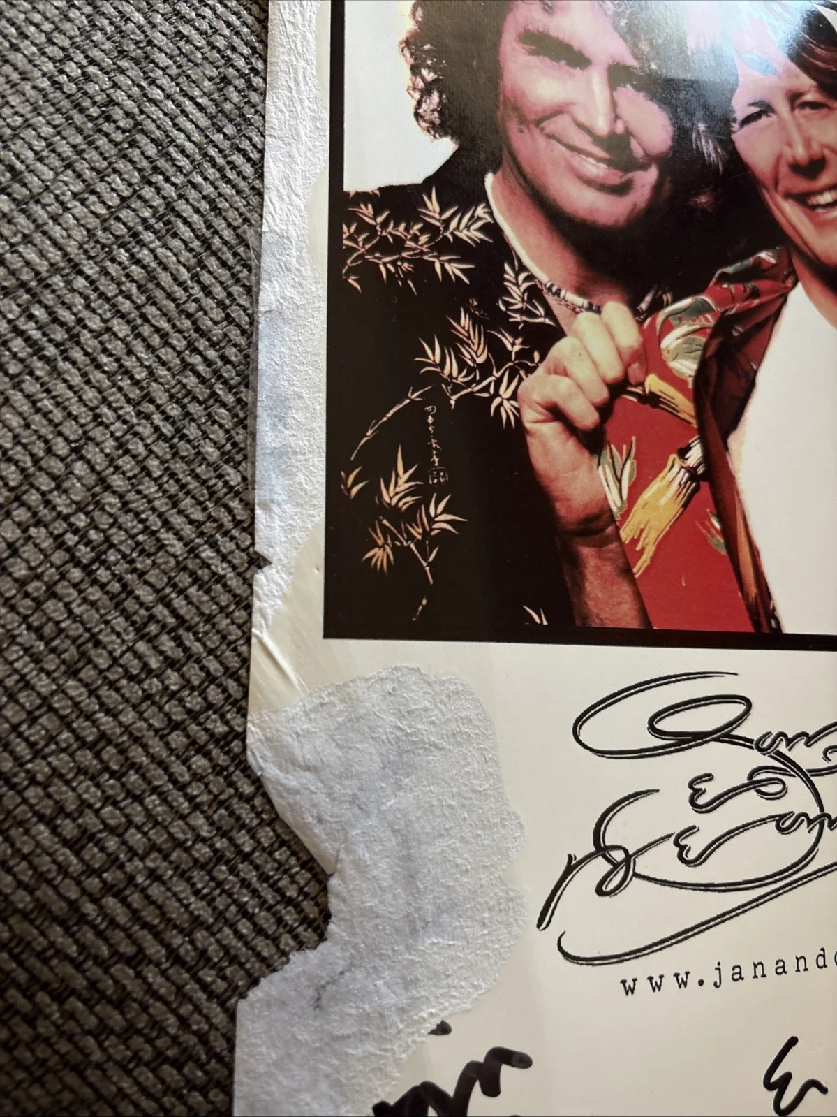 JAN & DEAN Signed 8.5x11 Photo Damaged Autographed Promo Picture Vintage, изображение 4