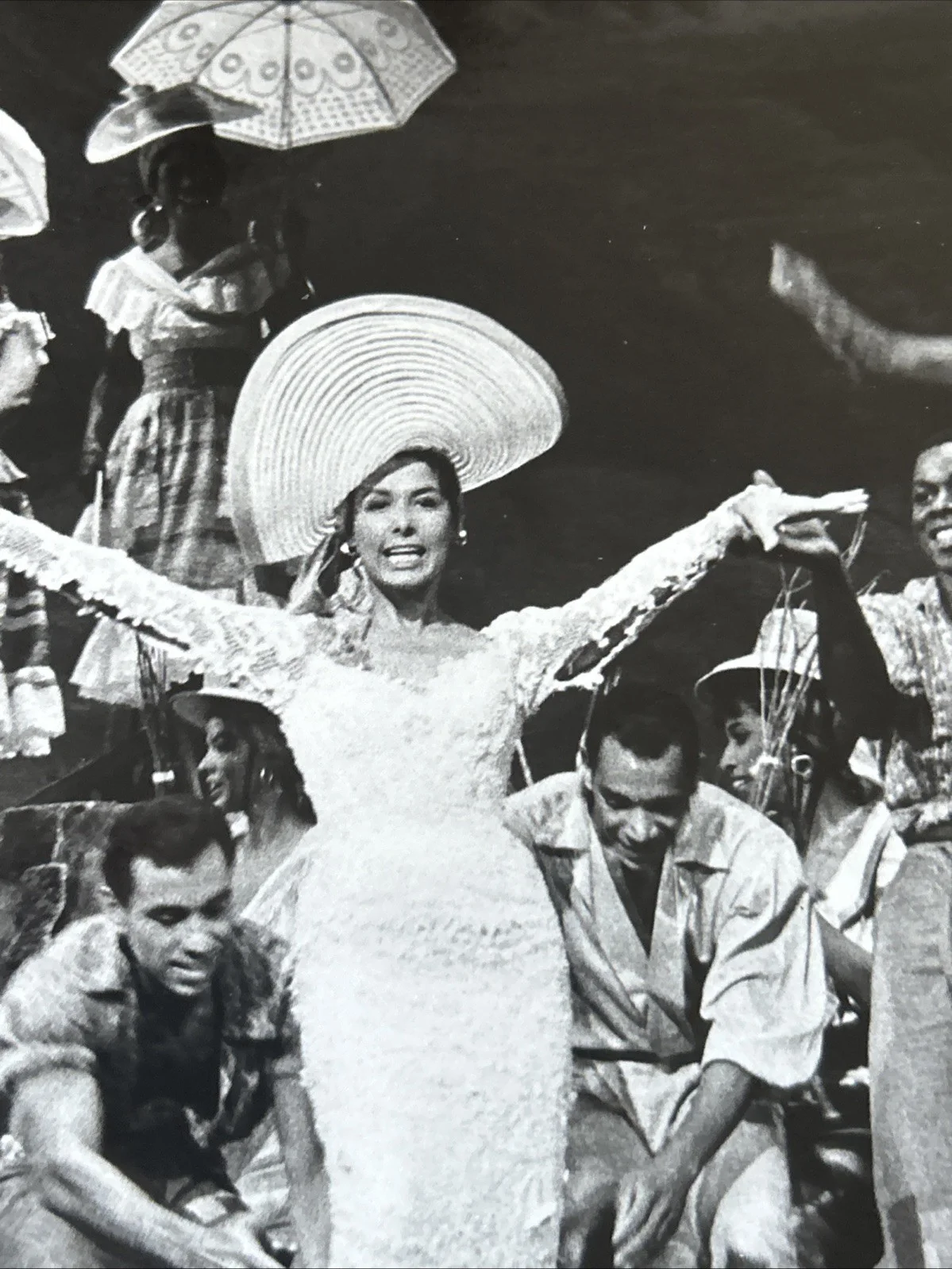 Original Movie Still Press Photo Lena Horne Signed "Jamaica" 1958 T393, изображение 2
