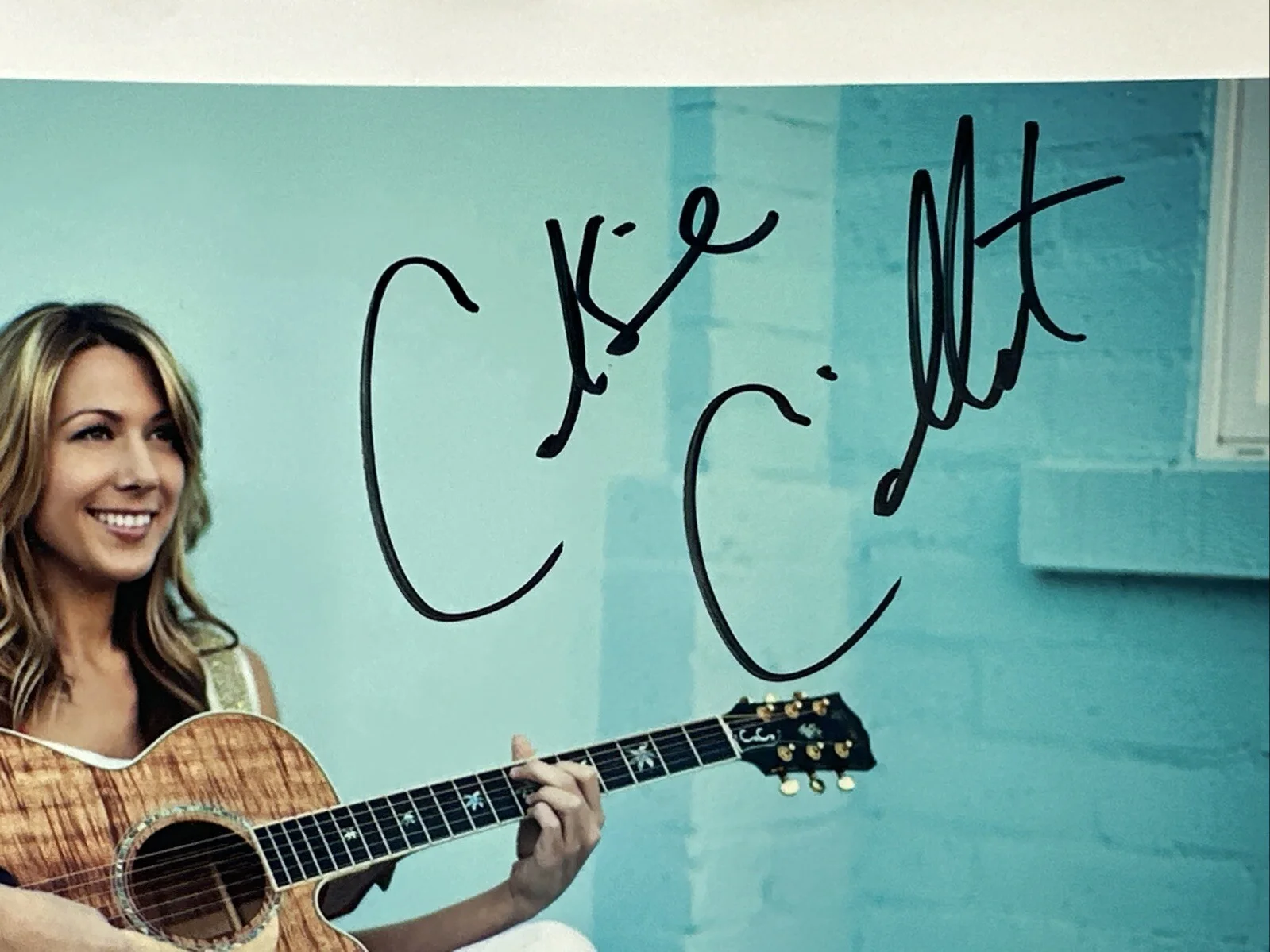 VTG Colbie Caillat signed official Promo photo 8x10 William Morris Agency, изображение 2