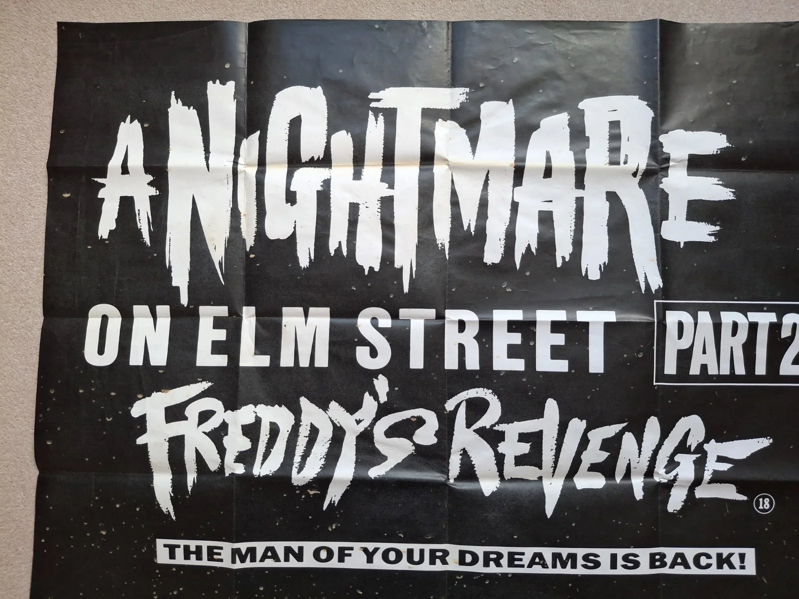 A Nightmare on Elm Street 2 Freddy's Revenge Rare Film Cinema Movie Poster, изображение 3