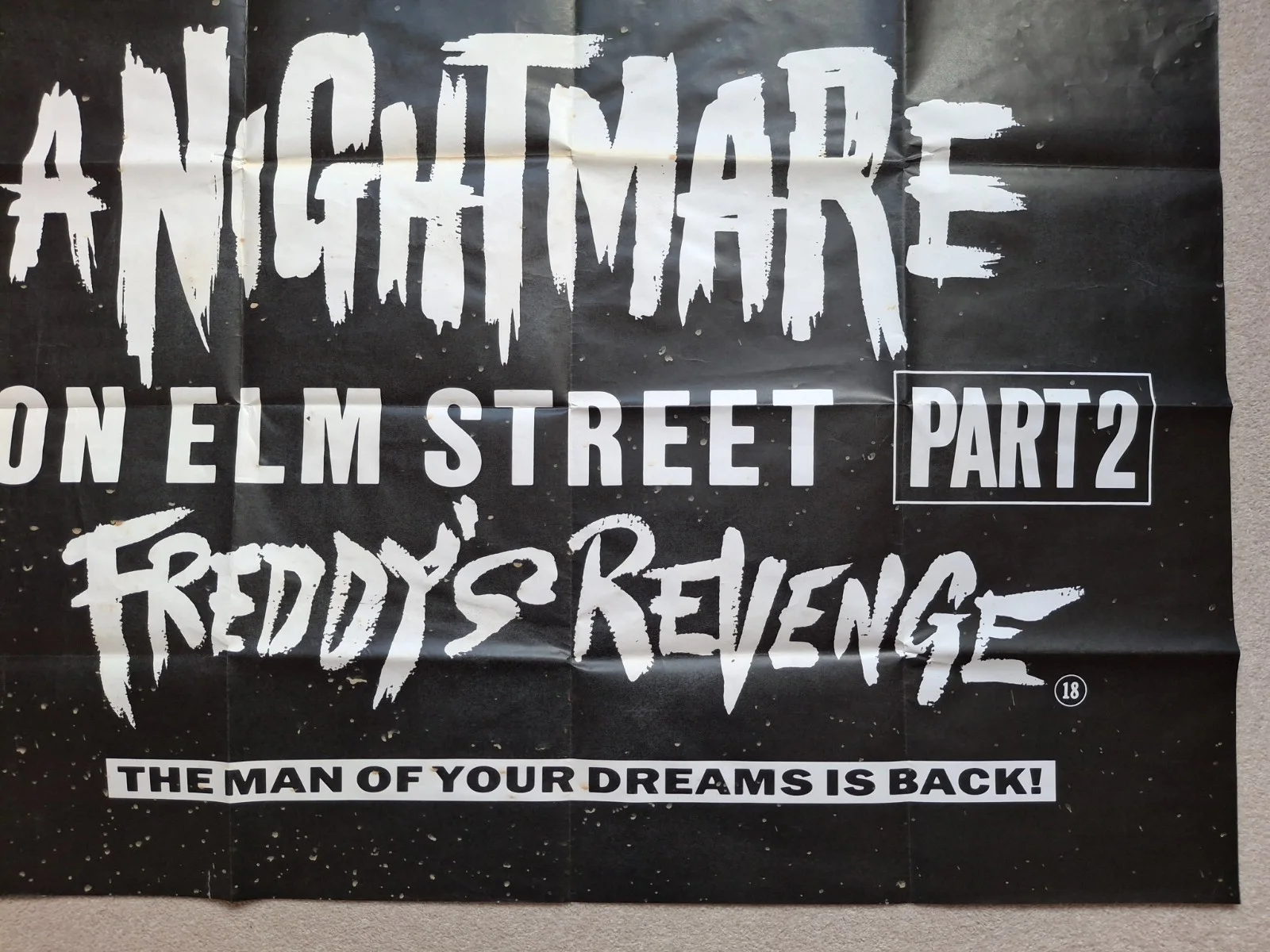 A Nightmare on Elm Street 2 Freddy's Revenge Rare Film Cinema Movie Poster, изображение 5