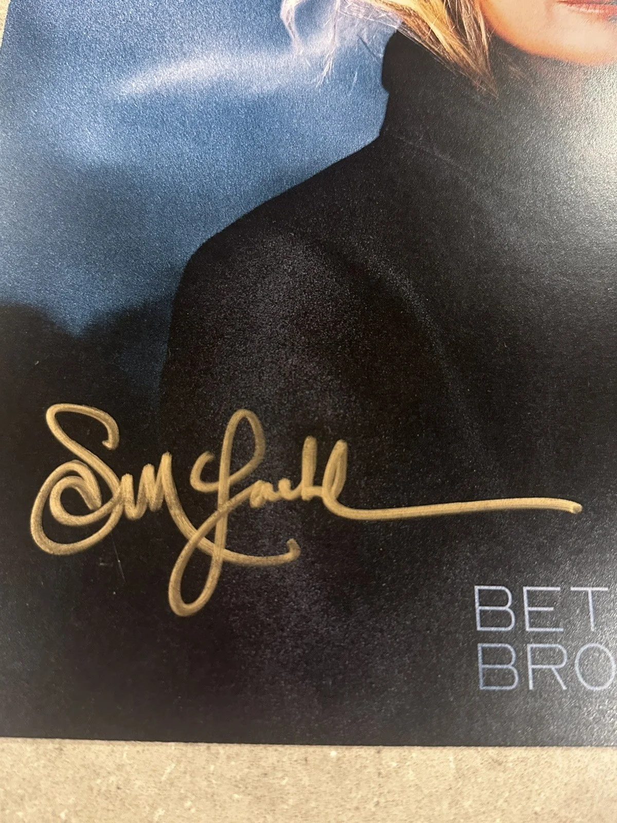 Sarah McLachlan-SIGNED Better Broken-Signed ART CARD ONLY!-Autographed, image 2