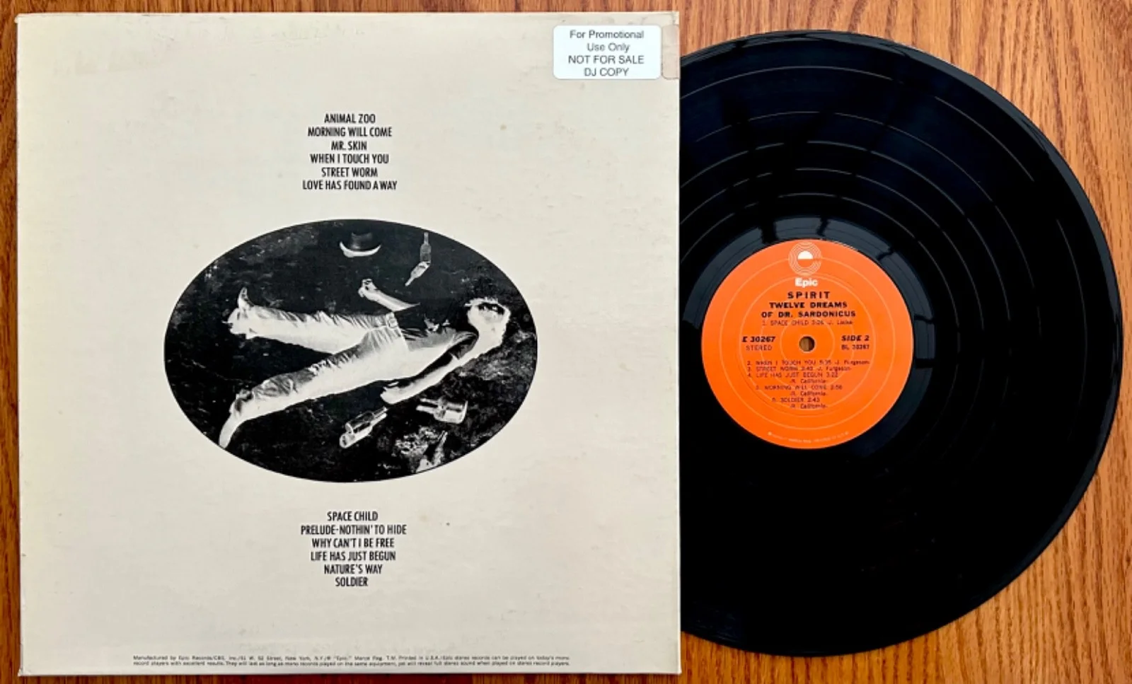 SPIRIT • Randy California & Ed Cassidy Signed 12 DREAMS OF DR. SARDONICUS Album, изображение 2