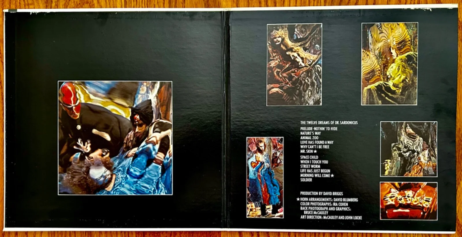 SPIRIT • Randy California & Ed Cassidy Signed 12 DREAMS OF DR. SARDONICUS Album, изображение 3