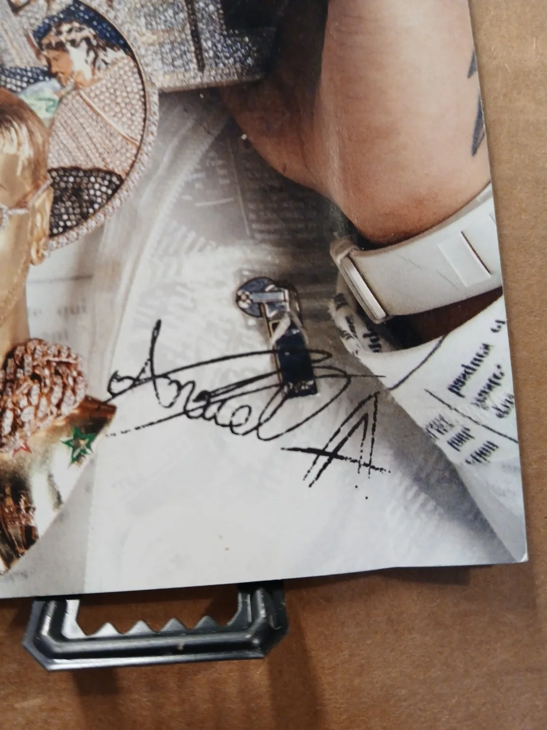 Anuel AA Signed "Emmanuel" CD Cover Booklet Only Hasta La Muerte, image 2