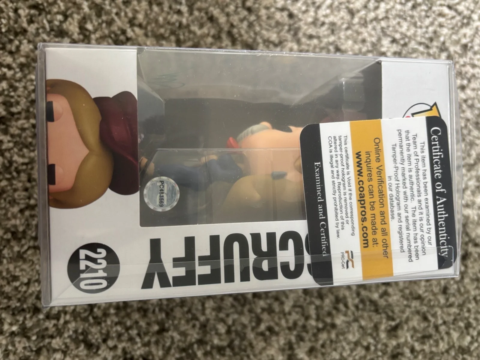 David Herman — David Herman - Futurama - Sexy Scruffy Signed Funko Pop w/ COA, изображение 2