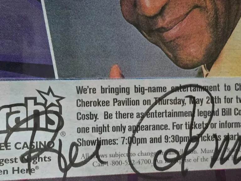 Bill Cosby Autograph Signed Photo 6x8 - HARRA'S POST-SHOW SIGNATURE!, image 2