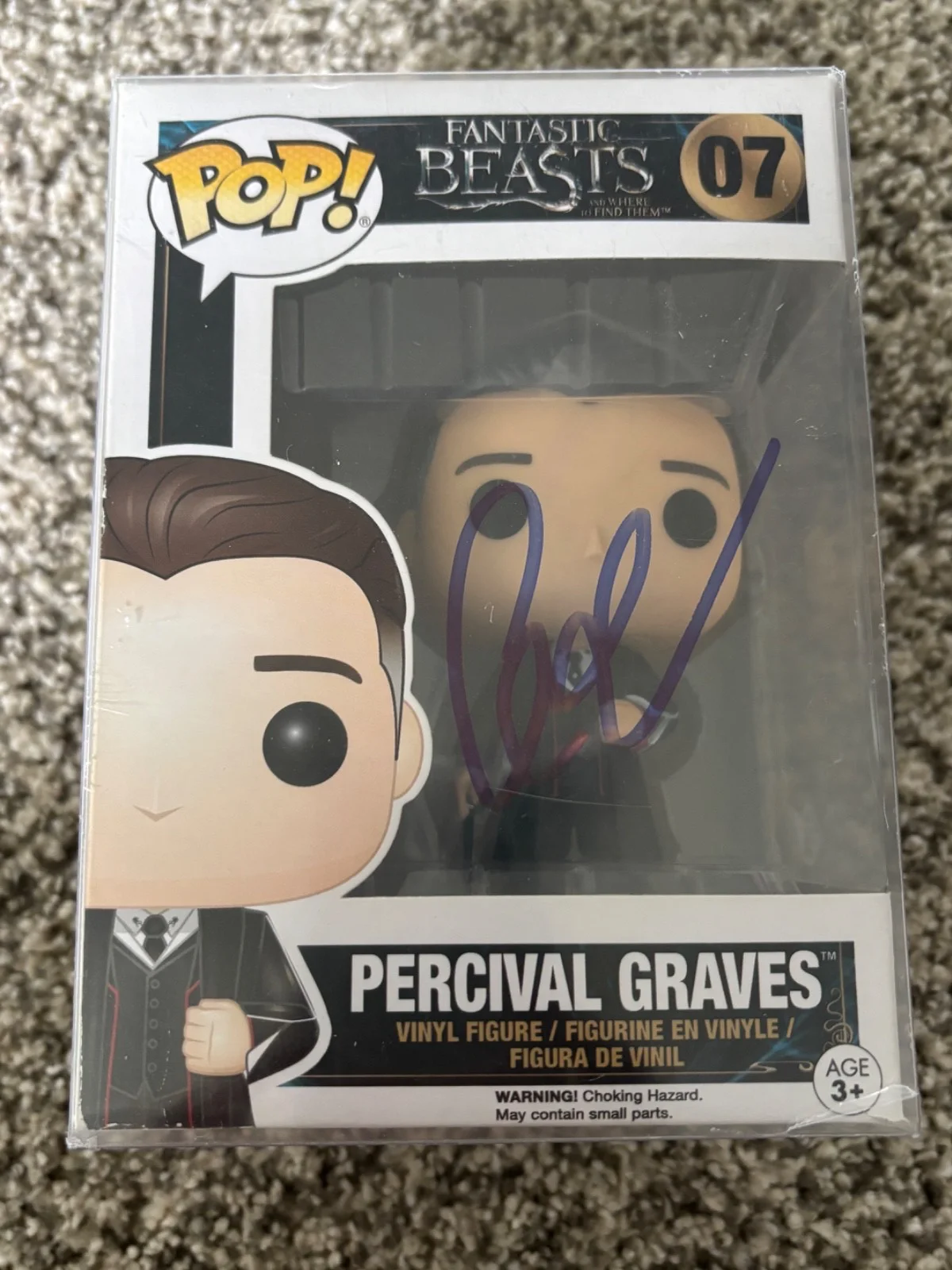 Colin Farrell — Colin Farrell - Percival Graves - Fantastic Beasts signed FUNKO w/ COA
