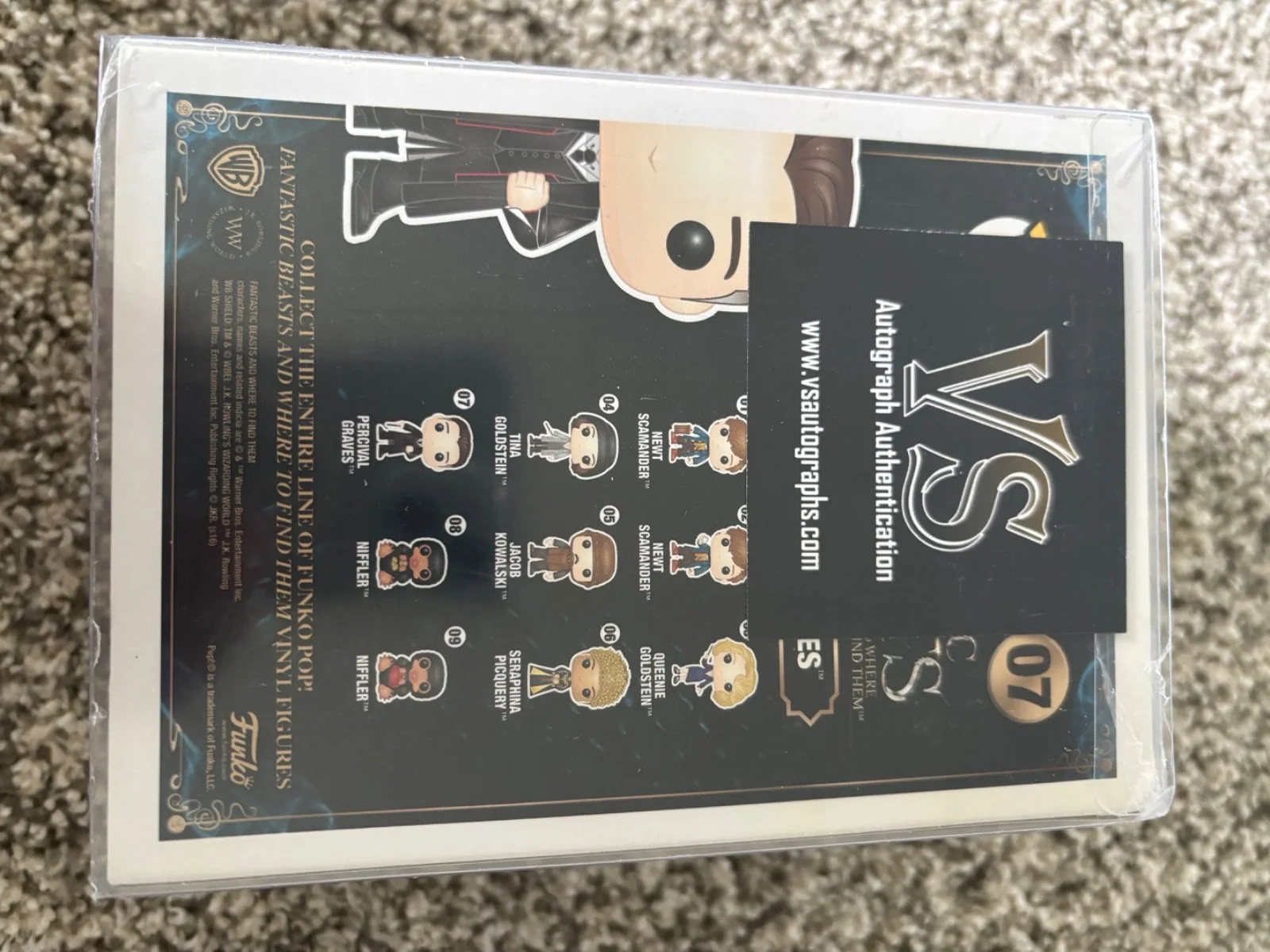 Colin Farrell — Colin Farrell - Percival Graves - Fantastic Beasts signed FUNKO w/ COA, изображение 4