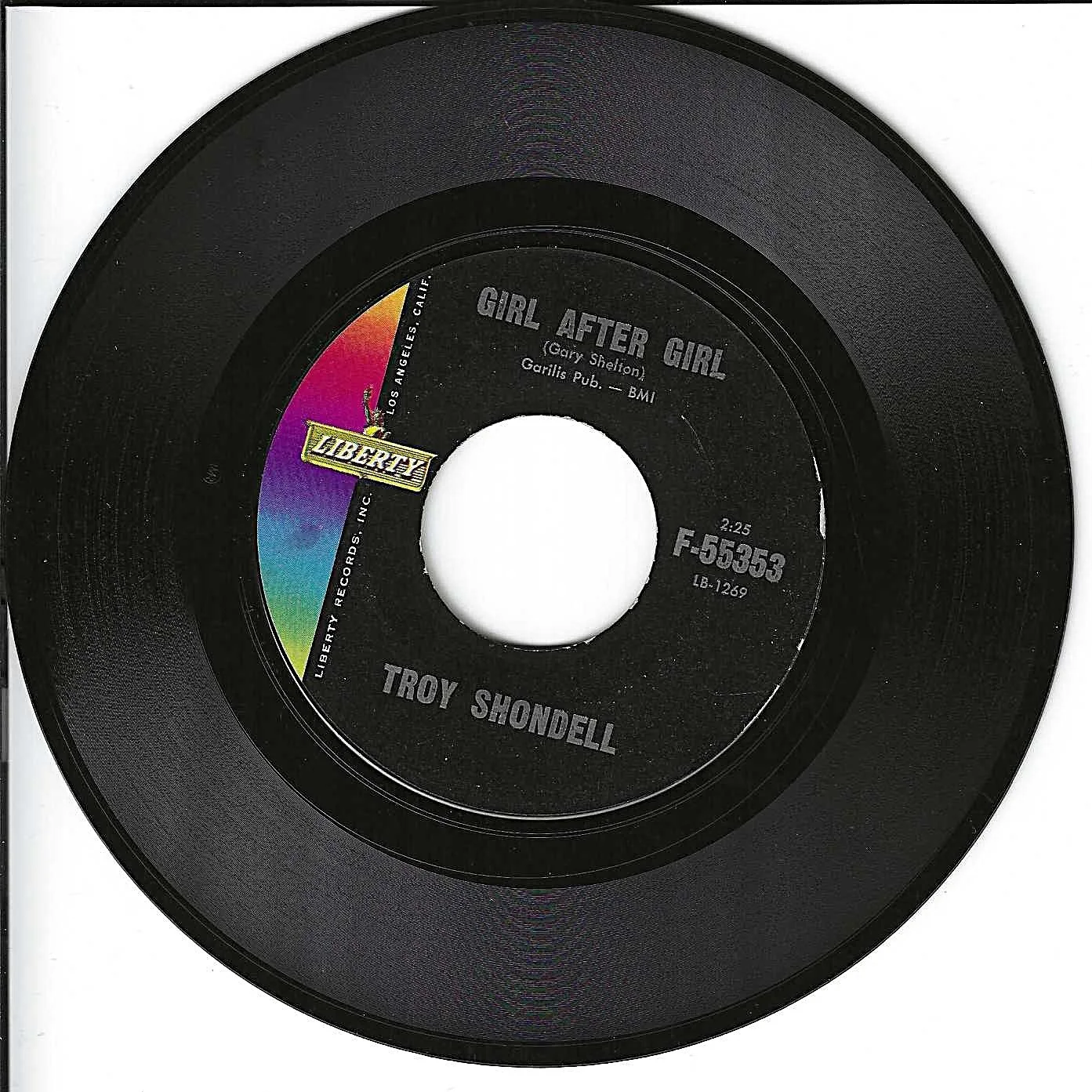 TROY SHONDELL — THE LATE TROY SHONDELL HAND SIGNED 45 RECORD "THIS TIME" HIT RECORD, изображение 3