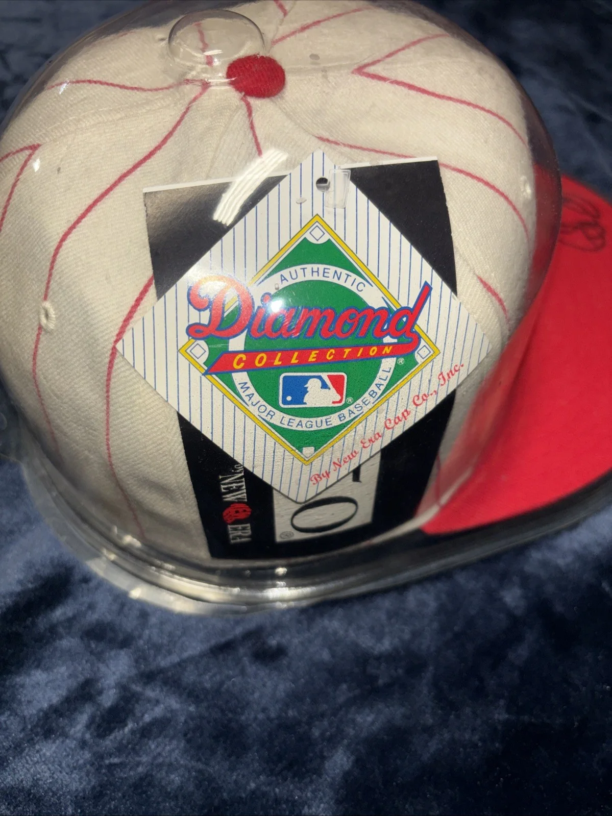 Cincinnati Reds 90’s MLB Baseball Hat Sports Specialties Pinstripe Cap 6 7/8 New, изображение 4