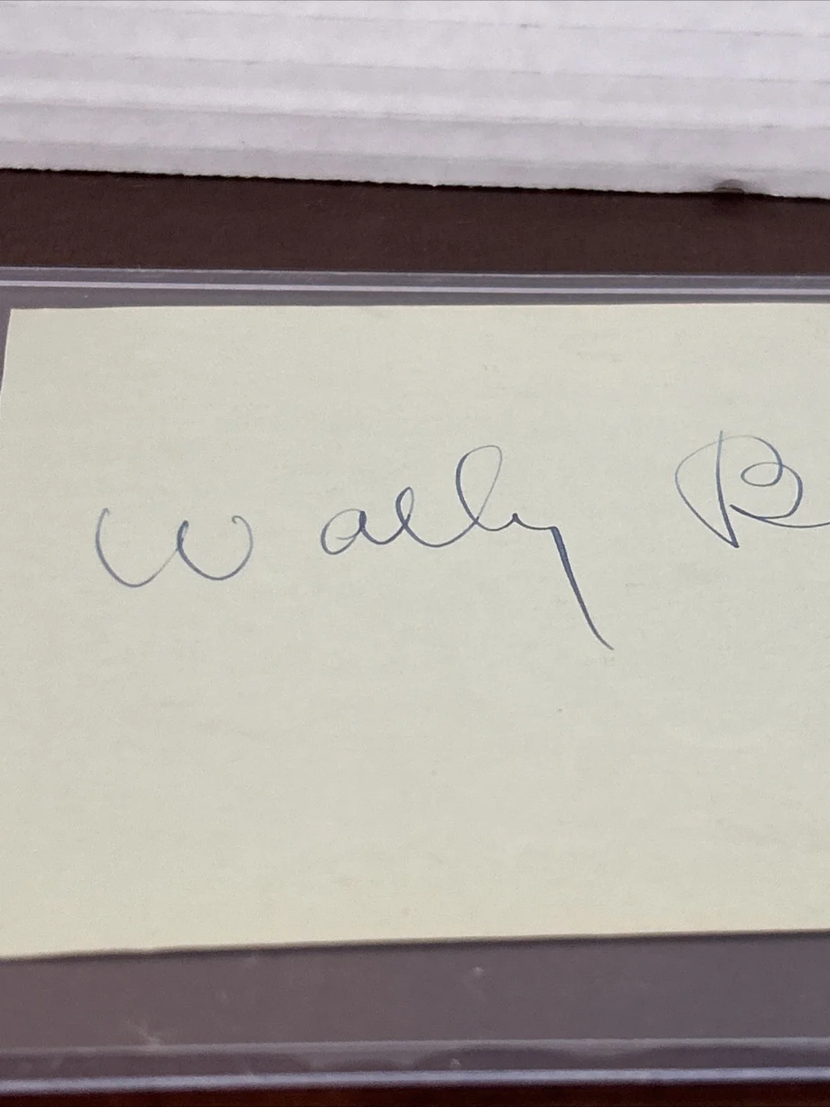 Wallace Beery — WALLACE BEERY (1885-1949) (TREASURE ISLAND~THE CHAMP) AUTOGRAPH HUGE Signature, изображение 2