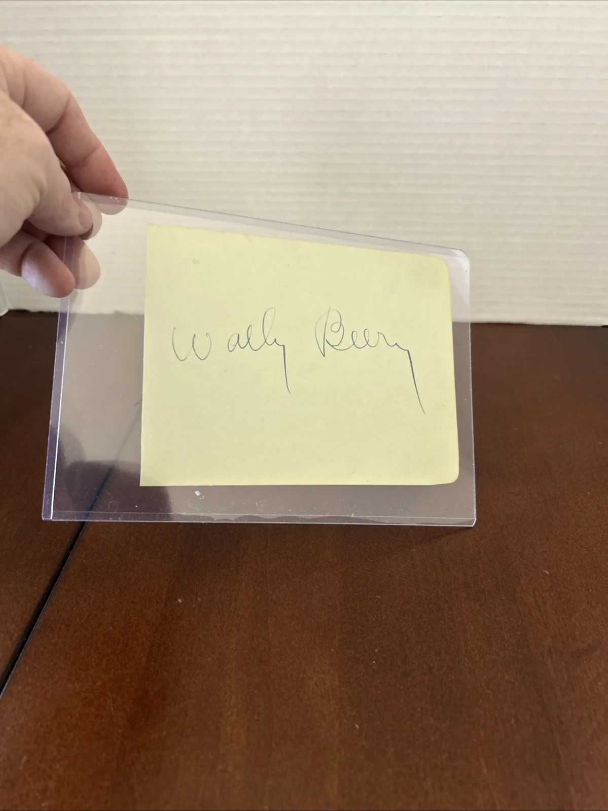 Wallace Beery — WALLACE BEERY (1885-1949) (TREASURE ISLAND~THE CHAMP) AUTOGRAPH HUGE Signature, изображение 5
