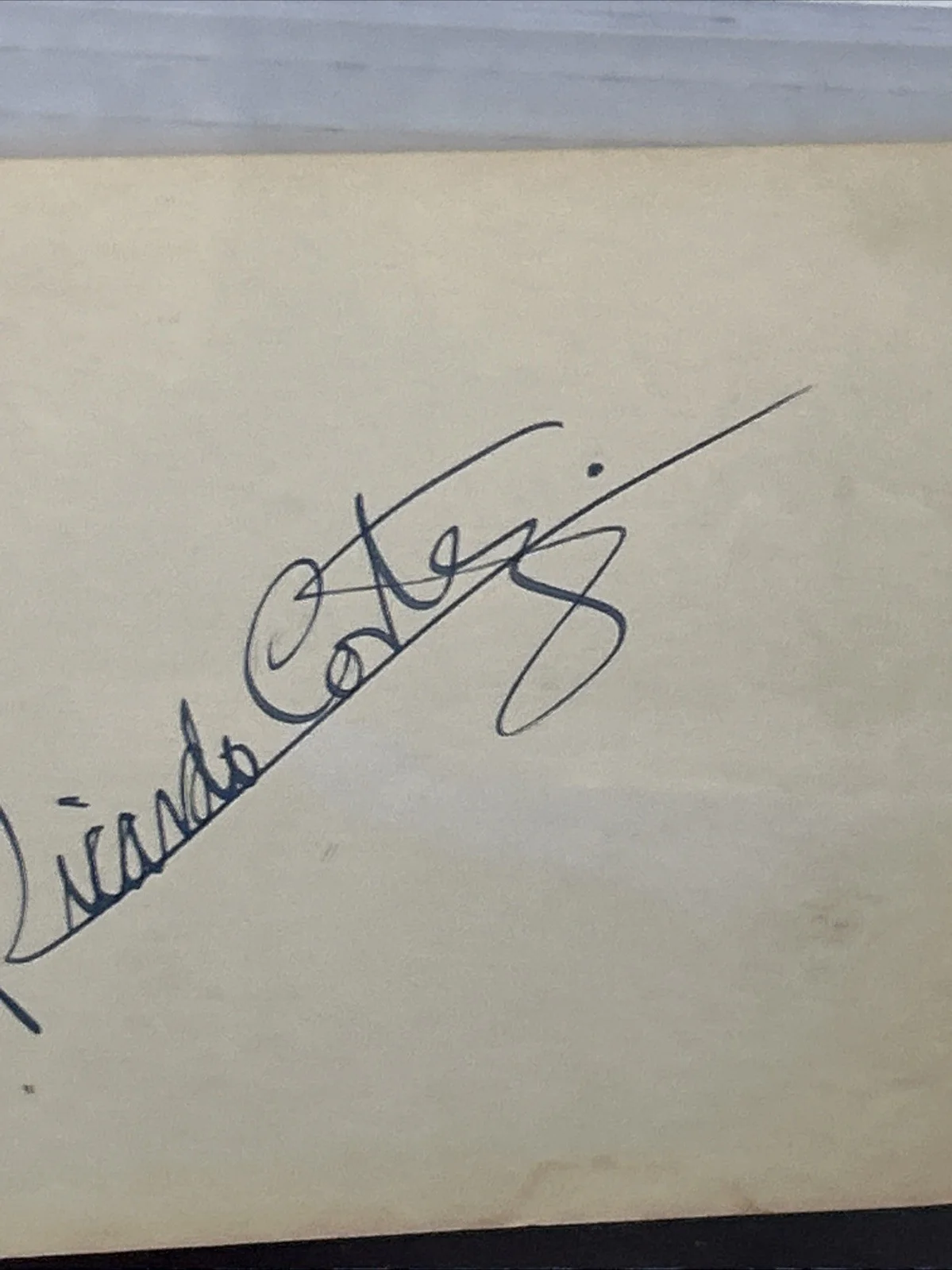 Ricardo Cortez — Ricardo Cortez Signed Vintage 1936 Autographed BIG AND BOLD, image 3
